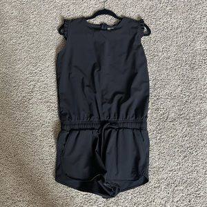 Albion Fit Ruffle Romper Black
